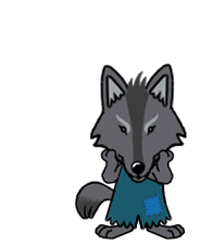 Clarence Bear revealing himself as big bad wolf