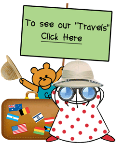 Clara and Clarence Bear
                                        share their travels.