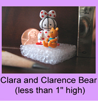 Miniature Clara and
                                            Clarence Bear