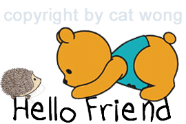 Clarence
                                          Bear and hedgehog friend