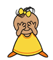 Loryn
                    playing peekaboo in e-book app "1-2
                    Peekaboo"